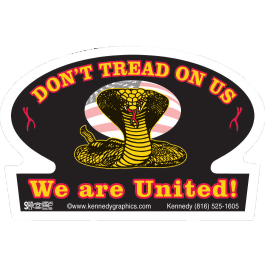 DON'T TREAD ON US Decal
