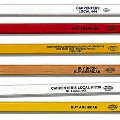 Flat Carpenter Pencil – Medium Black Lead