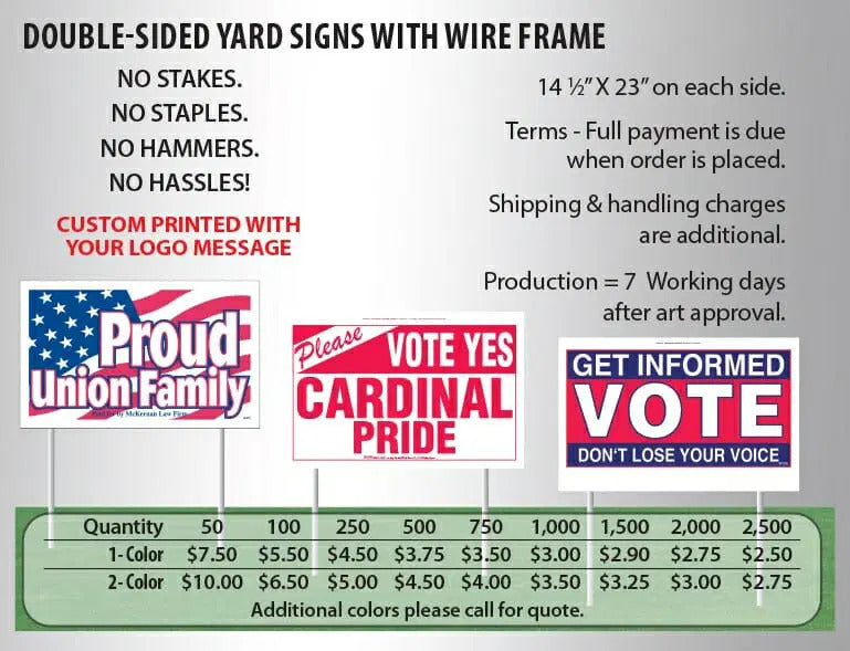 Yard Signs