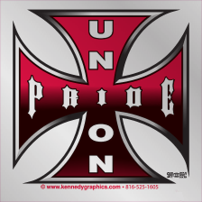 Union Pride Iron Cross Decal