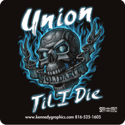 Union Til I Die Decal