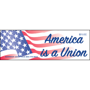America is a Union Decal