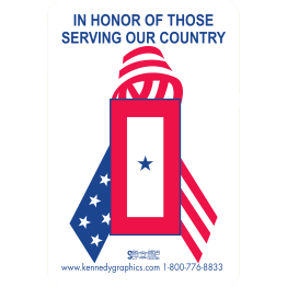 In Honor of Those Serving Our Country Decal