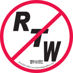 No RTW Decal