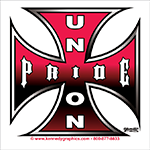 Union Pride Iron Cross Decal