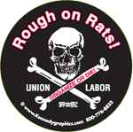 Rough on Rats Decal