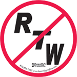 No RTW Decal