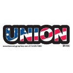 Union American Flag Background Decal